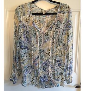 Bohemian Lucky Brand Blouse